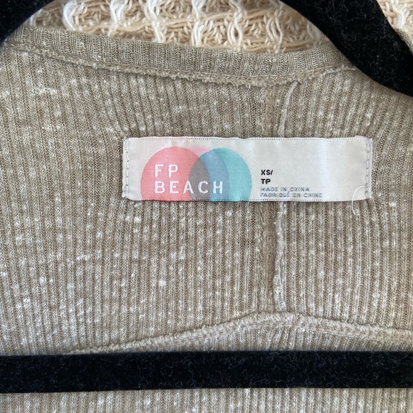 Free People Ribbed Maxi Cardigan - Picture 3 of 4